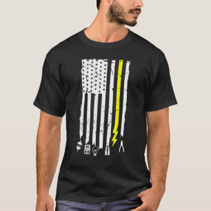 Elektrowerkzeuge betrachteten uns als Fahne für di T-Shirt