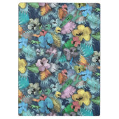 Elektrowerkzeuge Hawaiian Print Klemmbrett (Rückseite)