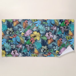 Elektrowerkzeuge Hawaiian Print Strandtuch