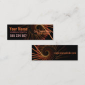 ElektrozArt #003 Profile Business Card Mini Visitenkarte (Vorne/Hinten)