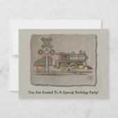 Elektrozug Einladung (Vorderseite)