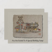 Elektrozug Einladung (Vorne/Hinten)