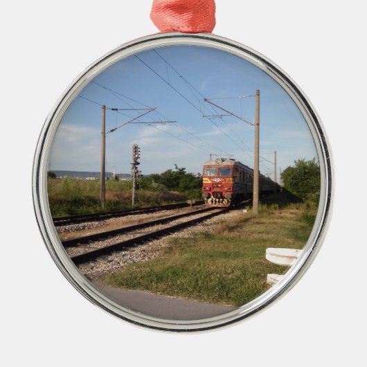 Elektrozug Ornament Aus Metall (Vorne)