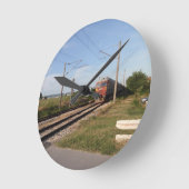 Elektrozug Runde Wanduhr (Winkel)