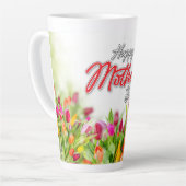 Elelgant Colorful Mutter's Day Design Tasse (Linke Ecke)