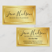 Elelgant Gold auf Goldfeldern Minimalistisch 3,5 x Visitenkarte (Vorne/Hinten)