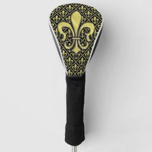 Elelgant Lilie Design Golf Head Headcover