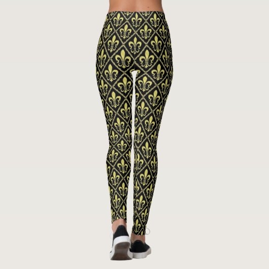 Elelgant Lilie Design Leggings (Rückseite)