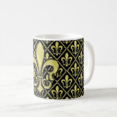 Elelgant Lilie Design Tasse (VorderseiteRechts)