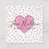 Elelgant Simple Minimalistisch Editable Business C Quadratische Visitenkarte (Vorderseite)