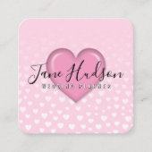 Elelgant Simple Minimalistisch Editable Business C Quadratische Visitenkarte (Vorderseite)