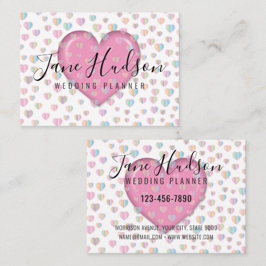 Elelgant Simple Minimalistisch Editable Business C Visitenkarte (Vorne/Hinten)