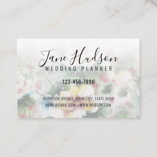 Elelgant Simple Minimalistisch Editable Business C Visitenkarte (Rückseite)