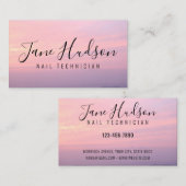 Elelgant Simple Minimalistisch Editable Business C Visitenkarte (Vorne/Hinten)