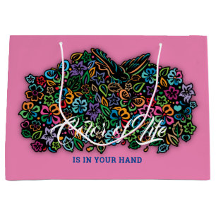 Elelgante Farbe des Lebensdesigns Große Geschenktüte