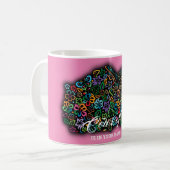 Elelgante Farbe des Lebensdesigns Kaffeetasse (Vorderseite Links)