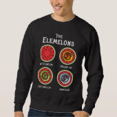 Elemelons Watermelon Fire Earth Sweatshirt (Vorderseite)
