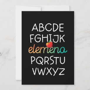 Elemeno Alphabet Preschool Kindergarten - Schule Einladung