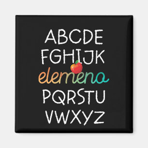 Elemeno Alphabet Preschool Kindergarten - Schule Magnet