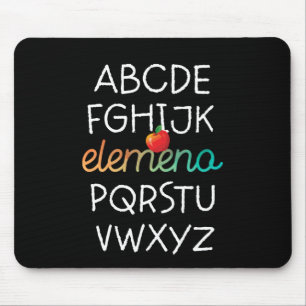 Elemeno Alphabet Preschool Kindergarten - Schule Mousepad