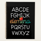 Elemeno Alphabet Preschool Kindergarten - Schule Planer (Vorderseite)