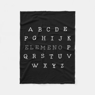 Elemeno English Teacher Gift Fleecedecke
