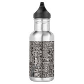 element_001aChemische Elemente Edelstahlflasche (Rechts)