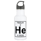 Element 002 - Er - Helium (voll) Trinkflasche (Vorderseite)
