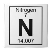 Element 007 - N - Stickstoff (voll) Fliese (Vorderseite)