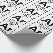 Element 018 - Ar - Argon (Full) Geschenkpapier (Ecke)