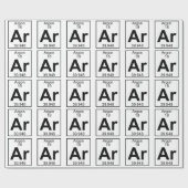 Element 018 - Ar - Argon (Full) Geschenkpapier (Flach)