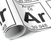 Element 018 - Ar - Argon (Full) Geschenkpapier (Rolleneckpunkt)
