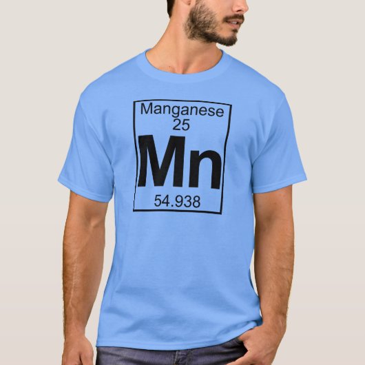 Element 025 - Mangan - Mangan (voll) T-Shirt (Vorderseite)