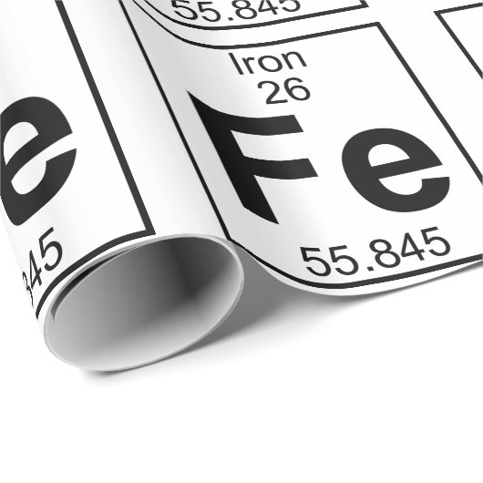 Element 026 - F.E. - Eisen (voll) Geschenkpapier (Rolleneckpunkt)