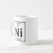 Element 028 - Ni - Nickel (voll) Kaffeetasse (Vorderseite Links)