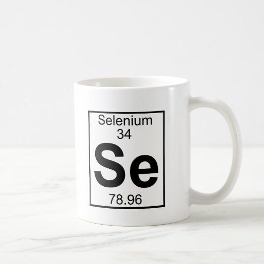Element 034 - Se - Selen (voll) Kaffeetasse (Rechts)