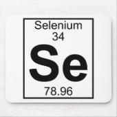 Element 034 - Se - Selen (voll) Mousepad (Vorne)