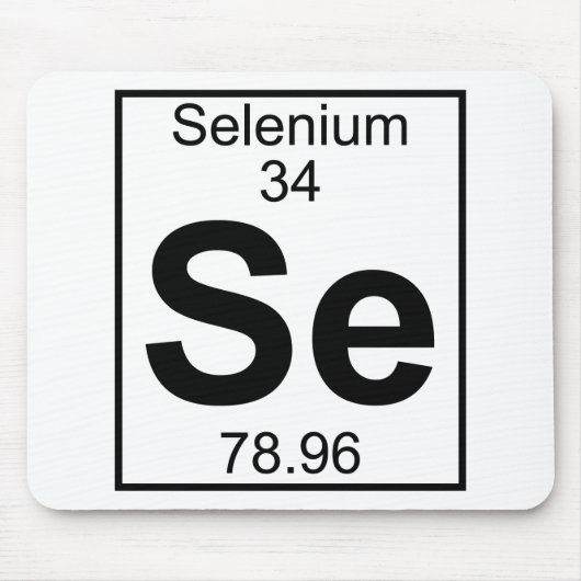 Element 034 - Se - Selen (voll) Mousepad (Vorne)