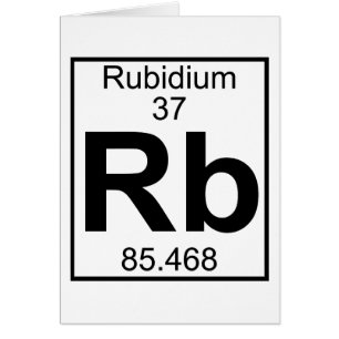 Element 037 - Rb - Rubidium (voll)