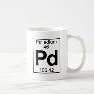 Element 046 - Palladium - Palladium (voll) Kaffeetasse
