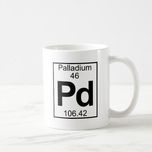 Element 046 - Palladium - Palladium (voll) Kaffeetasse (Rechts)