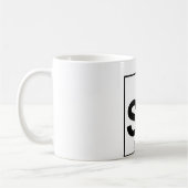 Element 050 - Sn - Zinn (voll) Kaffeetasse (Links)