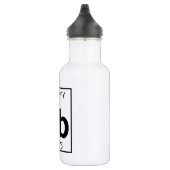 Element 051 - Sb - Antimon (voll) Edelstahlflasche (Rechts)