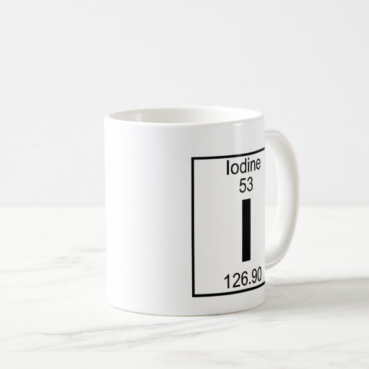 Element 053 - I - Jod (voll) Kaffeetasse (VorderseiteRechts)