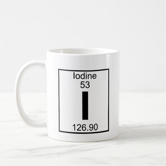 Element 053 - I - Jod (voll) Kaffeetasse (Links)