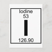 Element 053 - I - Jod (Voll) Postkarte (Vorderseite)