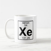 Element 054 - Xe - Xenon (voll) Kaffeetasse (Links)