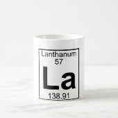 Element 057 - La - Lanthan (voll) Kaffeetasse (Mittel)