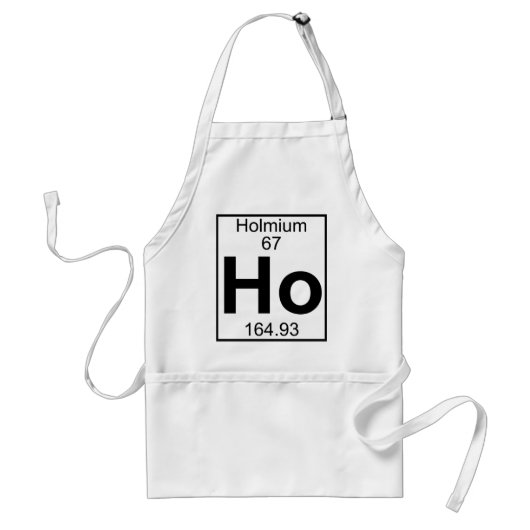 Element 067 - Ho - Holmium (voll) Schürze (Vorne)