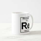 Element 075 - Re - Rhenium (voll) Kaffeetasse (VorderseiteRechts)